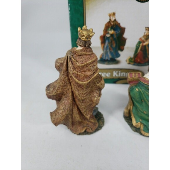 Vintage Kmart O' Holy Night THREE KINGS Figurines Trim A Home Original Box *READ - Picture 12 of 16